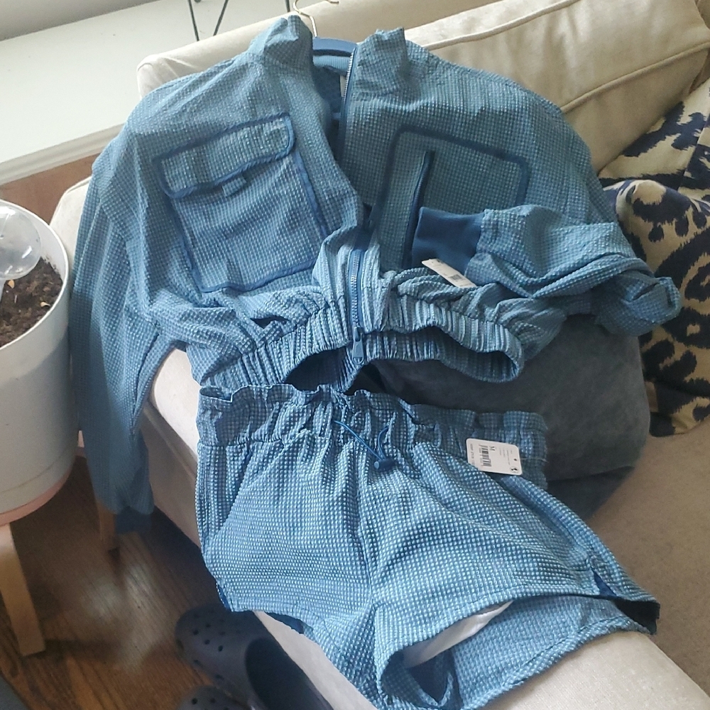 Blue Two-Piece Set